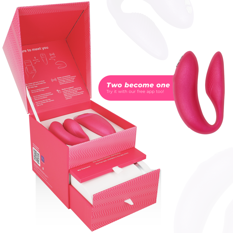 WE-VIBE - CHORUS VIBRADOR PAREJAS CON CONTROL SQUEEZE ROSA WE-VIBE
