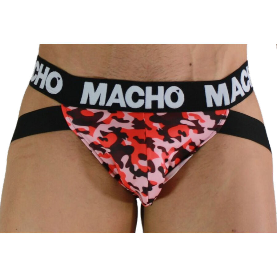 MACHO - MX28MV JOCK MILITAR VERDE S MACHO UNDERWEAR