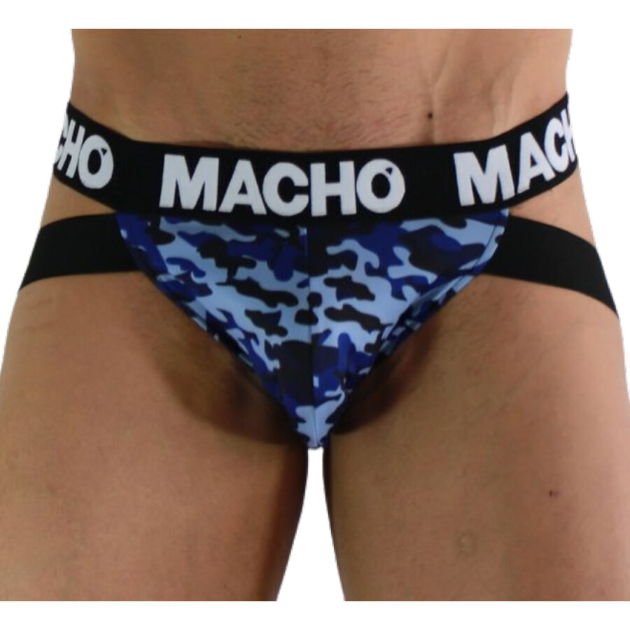 MACHO - MX28MV JOCK MILITAR VERDE S MACHO UNDERWEAR
