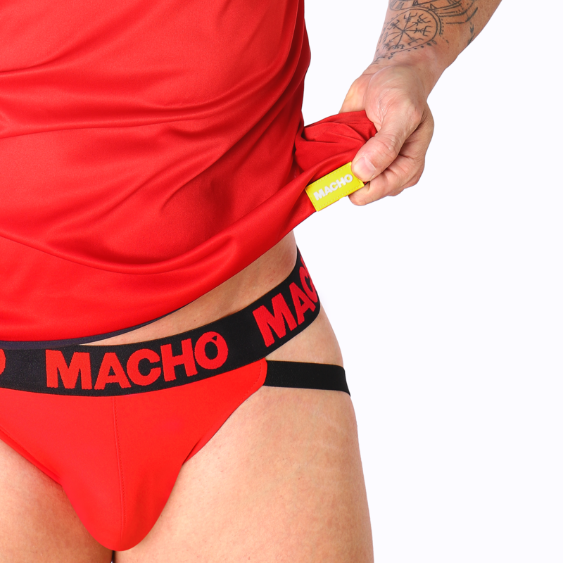MACHO - CAMISETA ROJA L/XL MACHO UNDERWEAR
