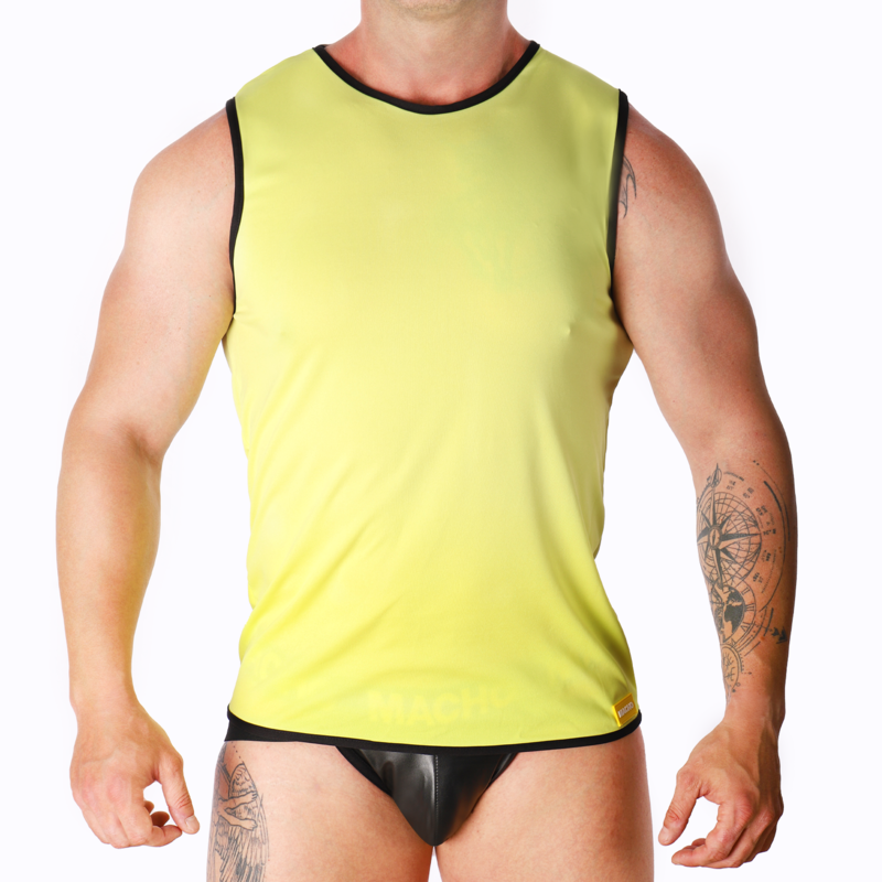 MACHO - CAMISETA AMARILLO S/M MACHO UNDERWEAR