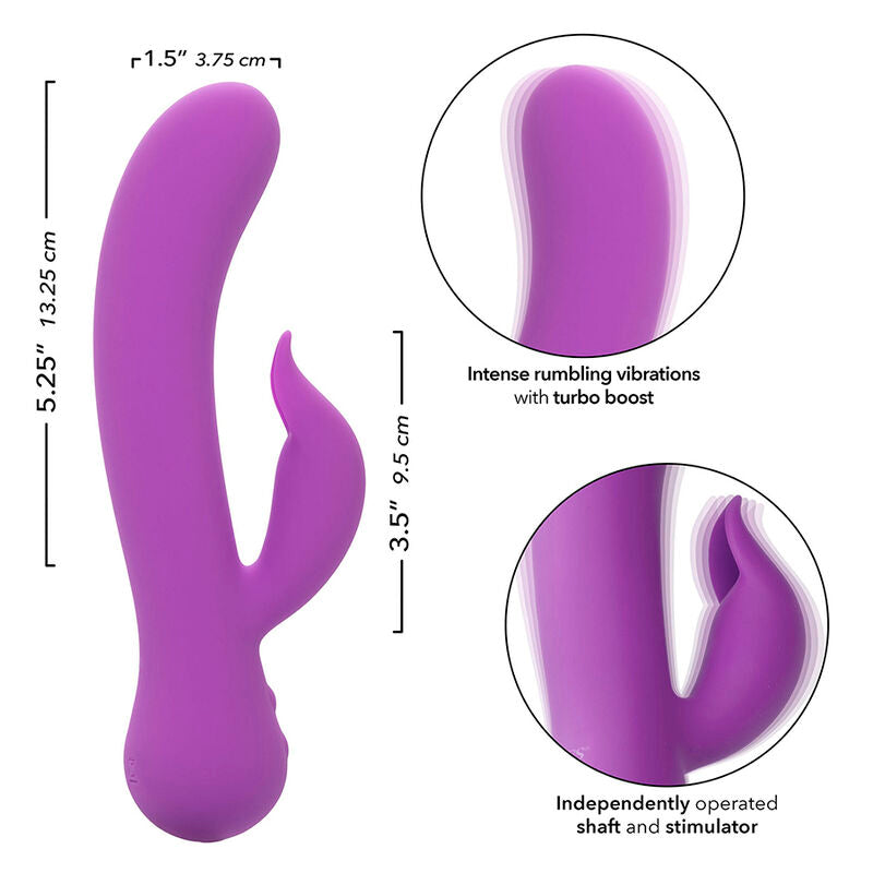 CALEXOTICS - FIRST TIME VIBRADOR COMPLACIENTE RECARGABLE MORADO CALEXOTICS