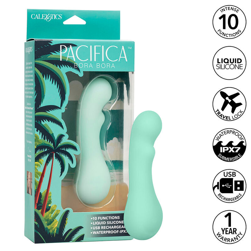 CALEXOTICS - PACIFICA BORA BORA ESTIMULADOR PUNTO G 10 VIBRACIONES AQUA CALEXOTICS