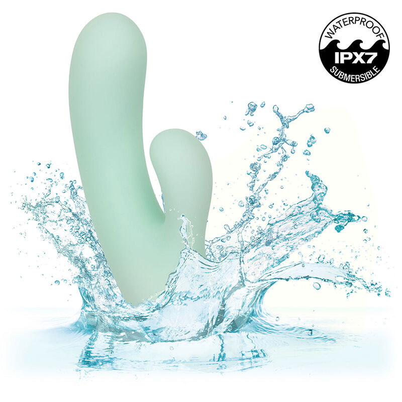 CALEXOTICS - PACIFICA FIJI VIBRADOR Y ESTIMULADOR PUNTO G 10 VIBRACIONES AQUA CALEXOTICS