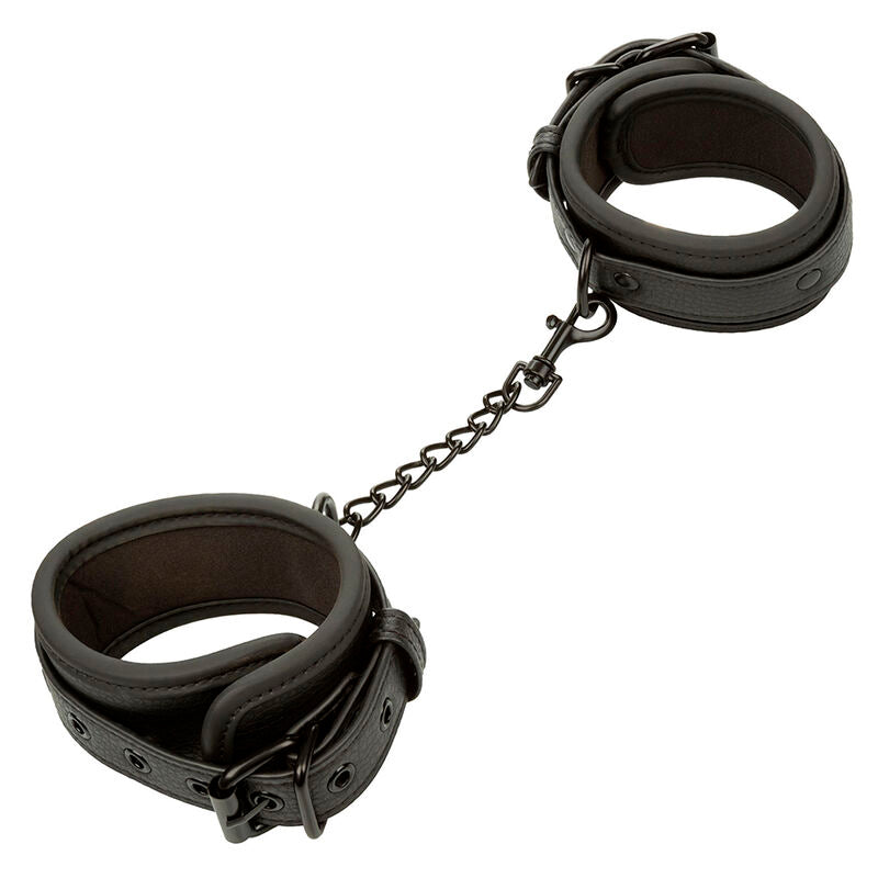 CALEXOTICS - NOCTURNAL ESPOSAS DE TOBILLO CUERO AJUSTABLE NEGRO CALEXOTICS