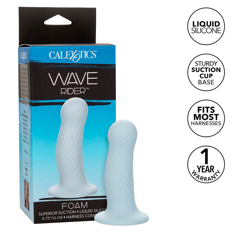 CALEXOTICS - WAVE RIDER PLUG ANAL ESPUMA AZUL CALEXOTICS