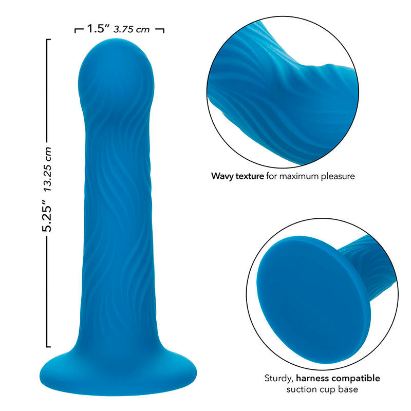 CALEXOTICS - WAVE RIDER RIPPLE PLUG ANAL AZUL CALEXOTICS