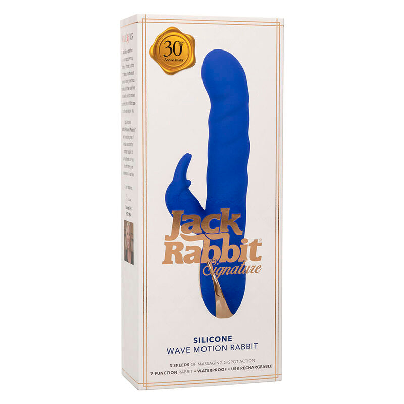 CALEXOTICS - JACK VIBRADOR RABBIT MOVIMIENTO DE ONDAS AZUL CALEXOTICS