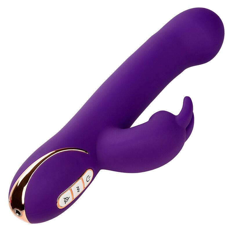 CALEXOTICS - JACK VIBRADOR RABBIT Y ESTIMULADOR 7 NIVELES DE VIBRACIÓN Y SUCCIÓN AZUL CALEXOTICS