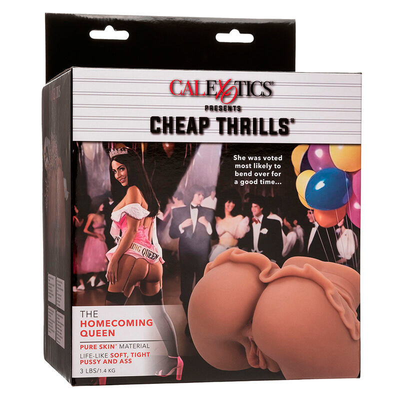 CALEXOTICS - THE HOMECOMING QUEEN DOBLE MASTURBADOR REALÍSTICO CARAMELO CALEXOTICS