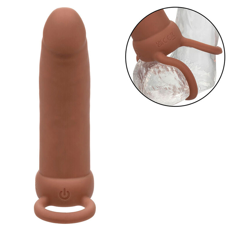 CALEXOTICS - MAXX DOBLE PENETRADOR GRUESO 10 VIBRACIONES MULATO CALEXOTICS