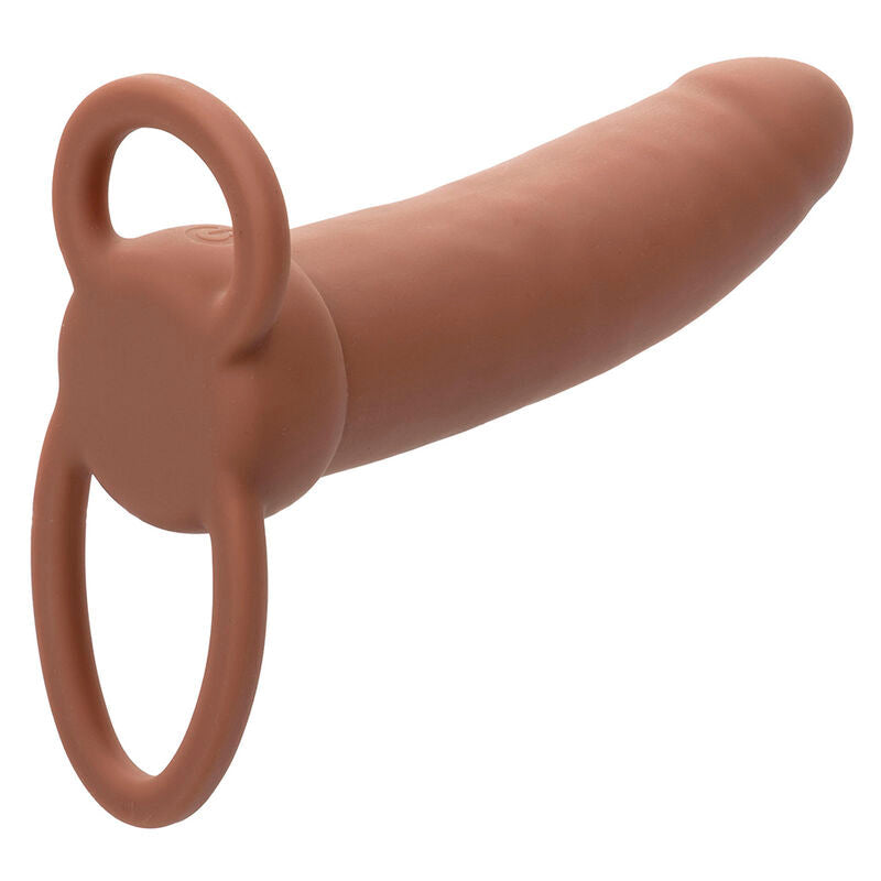 CALEXOTICS - MAXX DOBLE PENETRADOR GRUESO 10 VIBRACIONES MULATO CALEXOTICS