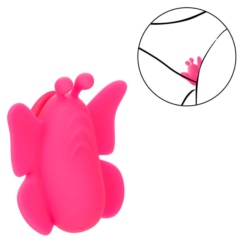 CALEXOTICS - NEON VIBES THE FLUTTER VIBE ESTIMULADOR 10 VIBRACIONES ROSA CALEXOTICS