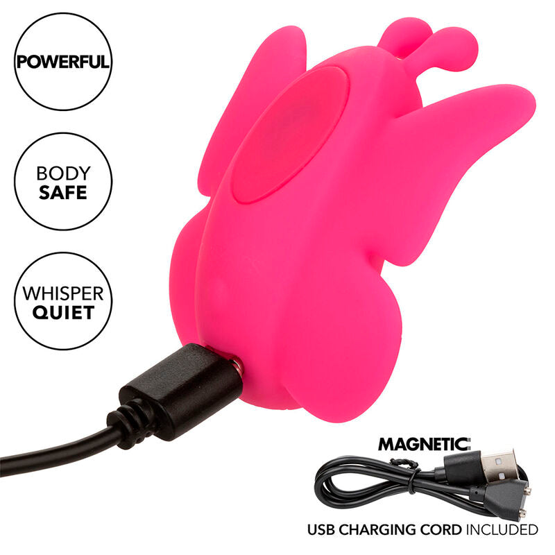 CALEXOTICS - NEON VIBES THE FLUTTER VIBE ESTIMULADOR 10 VIBRACIONES ROSA CALEXOTICS
