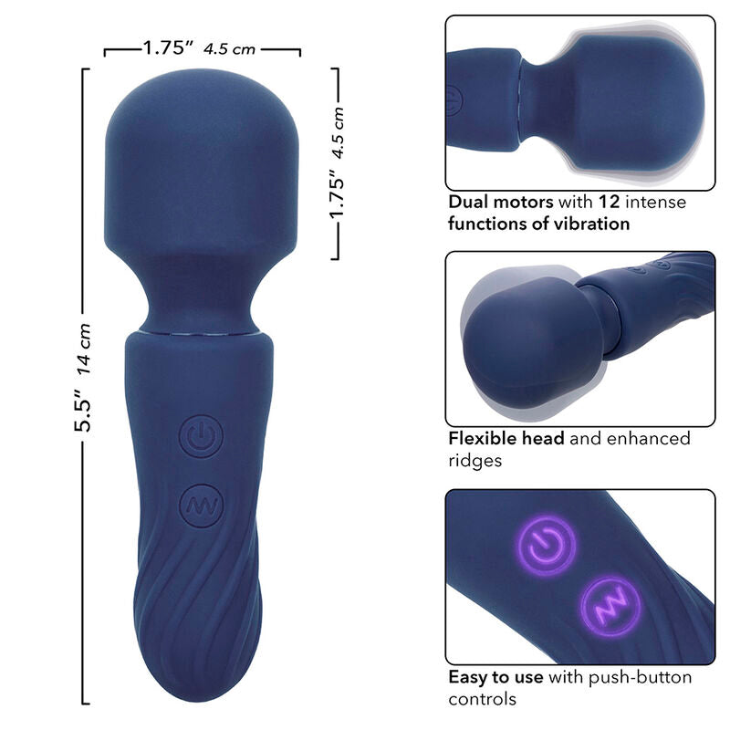 CALEXOTICS - CHARISMA CHARM MASAJEADOR 12 FUNCIONES MORADO CALEXOTICS