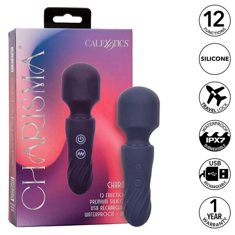 CALEXOTICS - CHARISMA CHARM MASAJEADOR 12 FUNCIONES MORADO CALEXOTICS