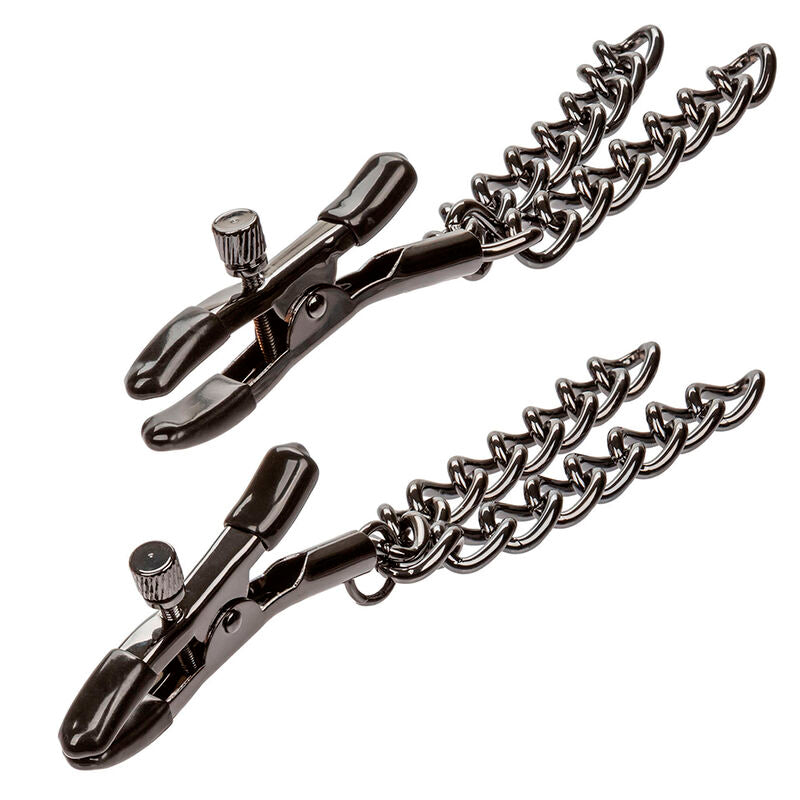 CALEXOTICS - EUPHORIA PINZAS PEZONES CON CADENA 14,5 CM CALEXOTICS