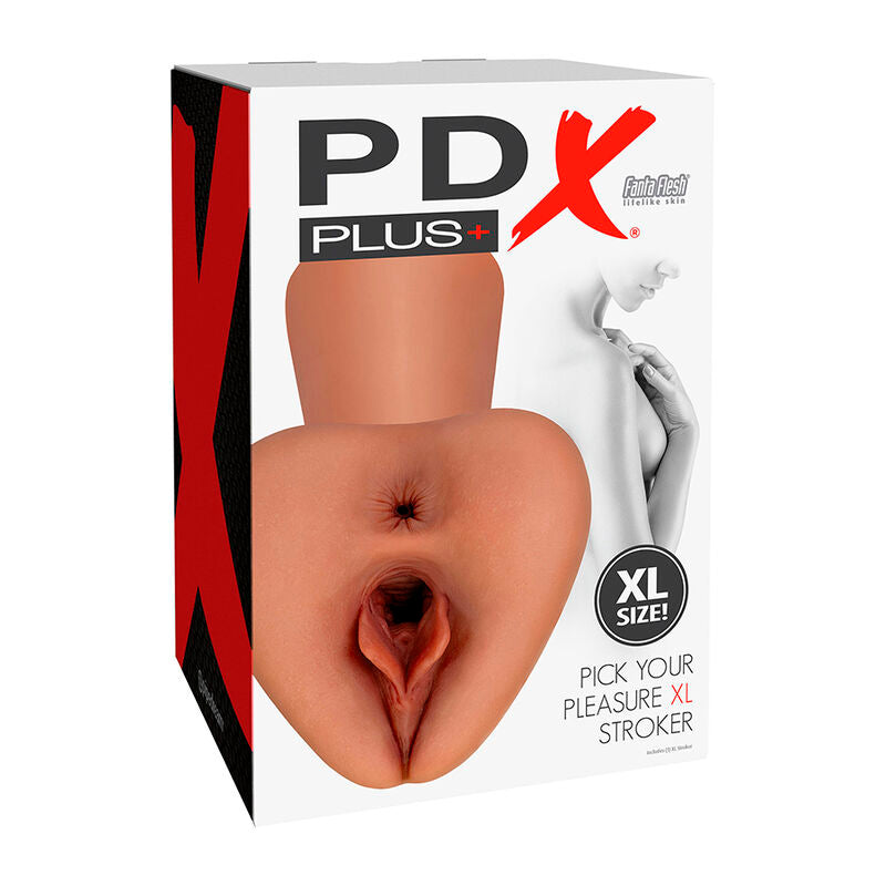 PDX PLUS - PICK YOUR PLEASURE MASTURBADOR REALÍSTICO XL MULATO PDX PLUS+