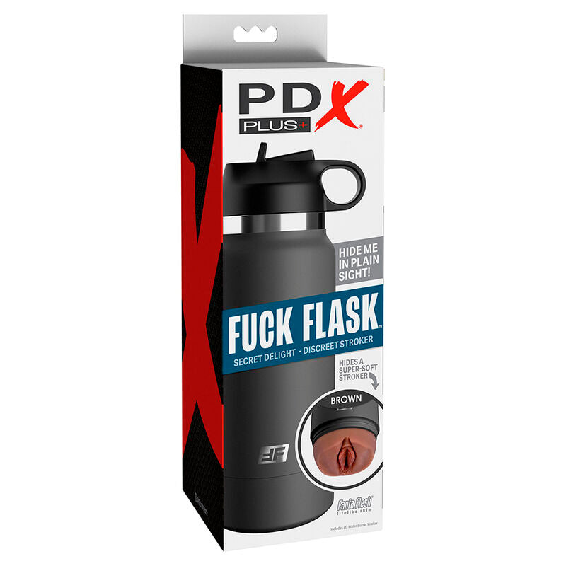 PDX PLUS - FUCK FLASK ESTIMULADOR VAGINA DISCRETO MULATO MODELO 2 PDX PLUS+