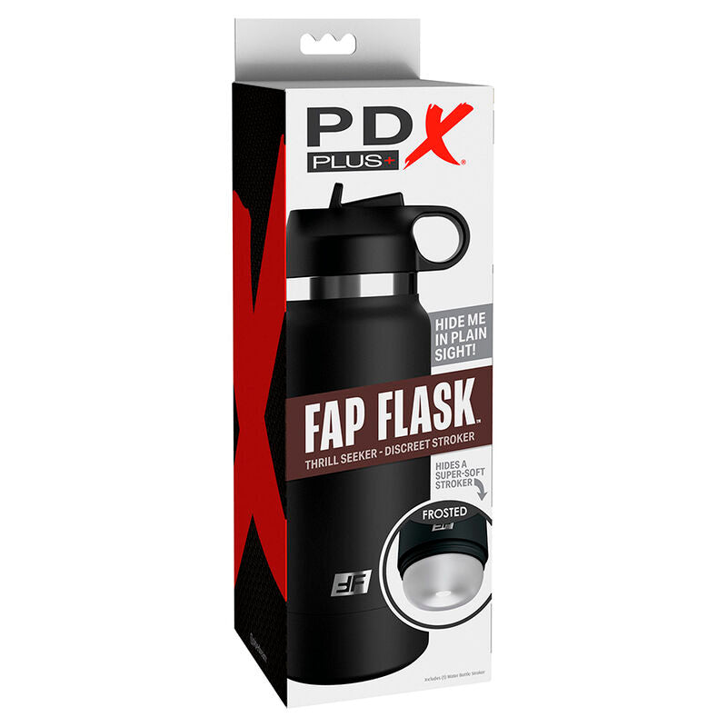PDX PLUS - FAP FLASK ESTIMULADOR DE BOTELLA DISCRETO TRANSPARENTE MODELO 1 PDX PLUS+