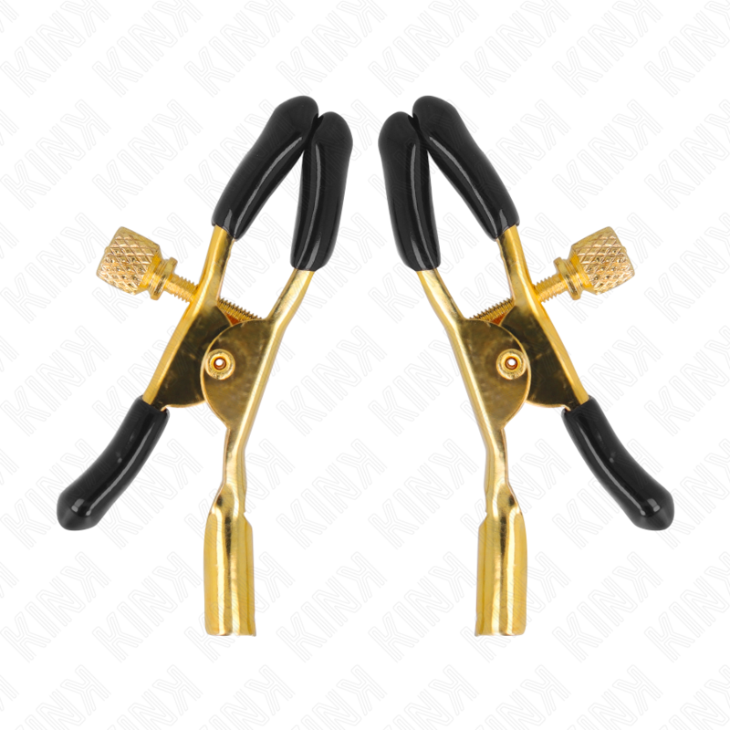 KINK - PINZAS PARA PEZONES DORADO 6 CM KINK NIPPLE GRIP