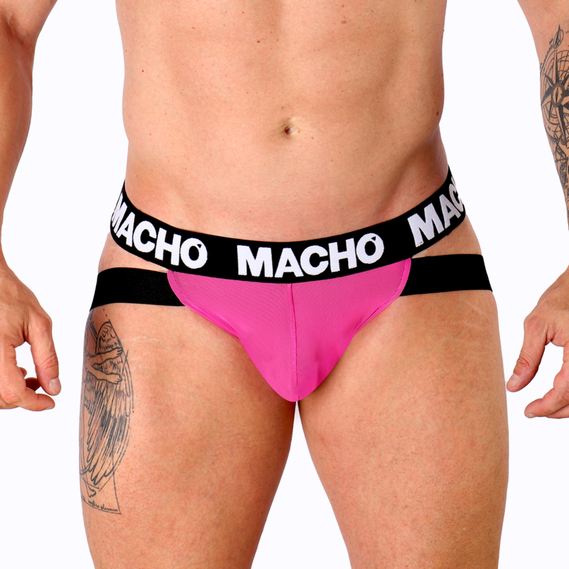 MACHO - MX28FA JOCK VERDE FLUOR S MACHO UNDERWEAR