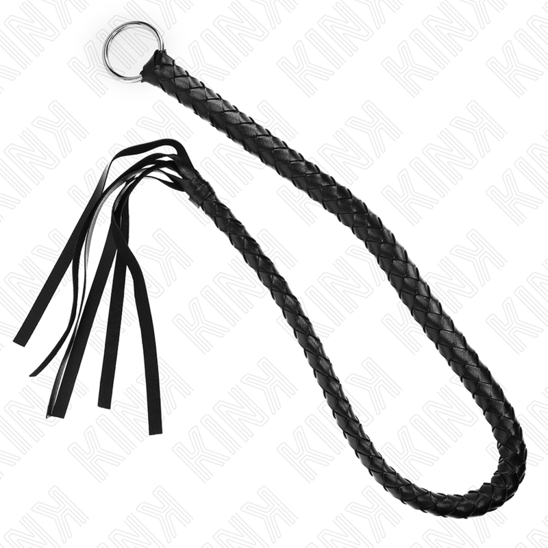 KINK - LÁTIGO DE SERPIENTE CON ANILLO DE MANO NEGRO 65 CM KINK IMPACT & TOUCH