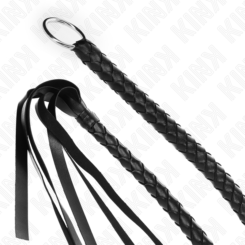 KINK - LÁTIGO DE SERPIENTE CON ANILLO DE MANO NEGRO 65 CM KINK IMPACT & TOUCH