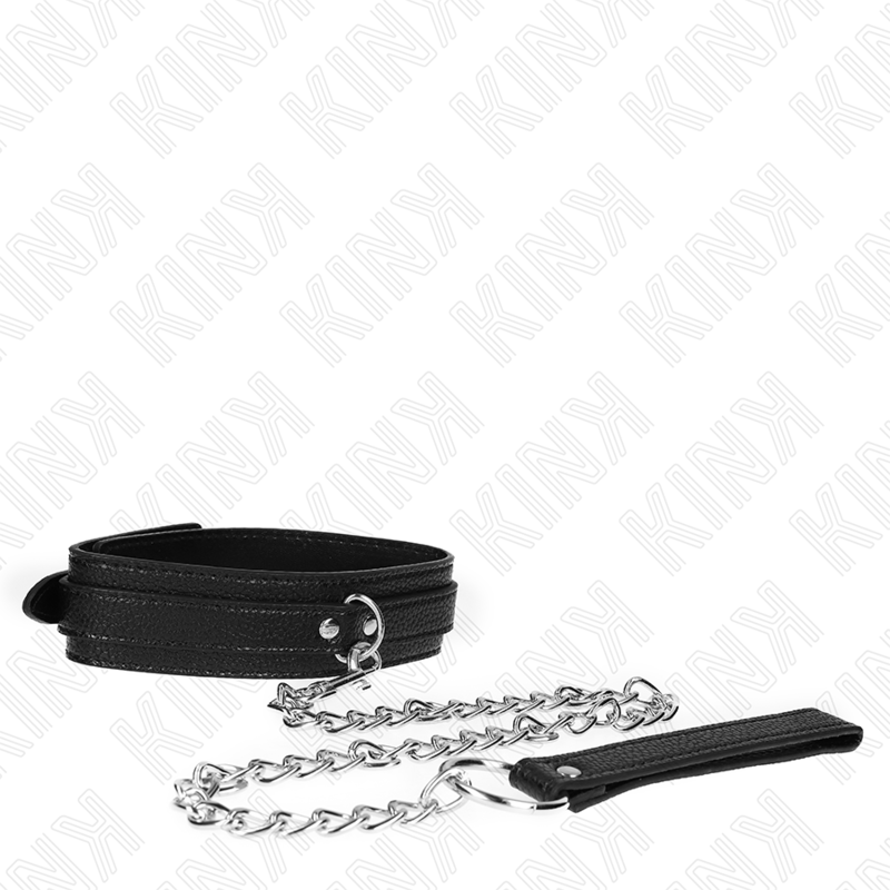 KINK - COLLAR CON CORREA 65 CM PATRÓN DE SERPIENTE KINK COLLAR & GAG
