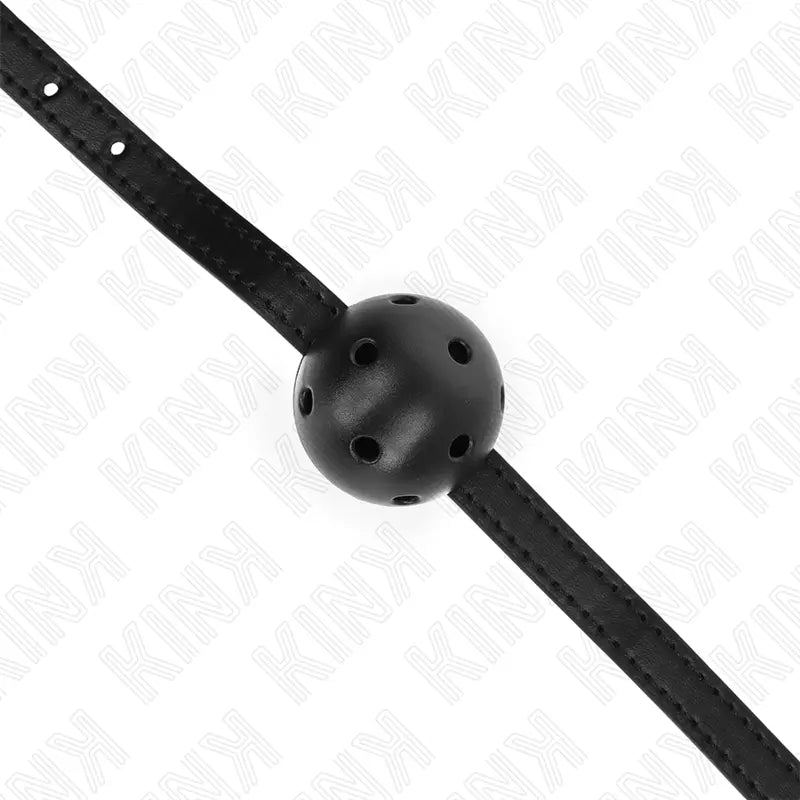 KINK - MORDAZA DE BOLA 4.5 CM TRANSPIRABLE SIMPLICITY NEGRO 62 x 1.5 CM KINK COLLAR & GAG
