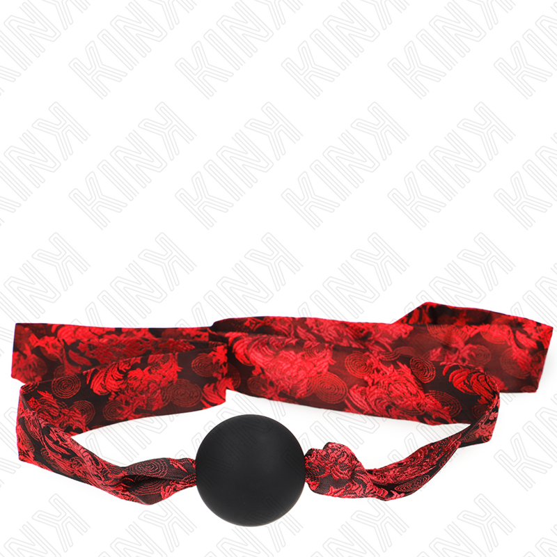 KINK - MORDAZA DE BOLA 4.5 CM DE SILICONA SCANDAL MODELO 2 146 x 4 CM KINK COLLAR & GAG