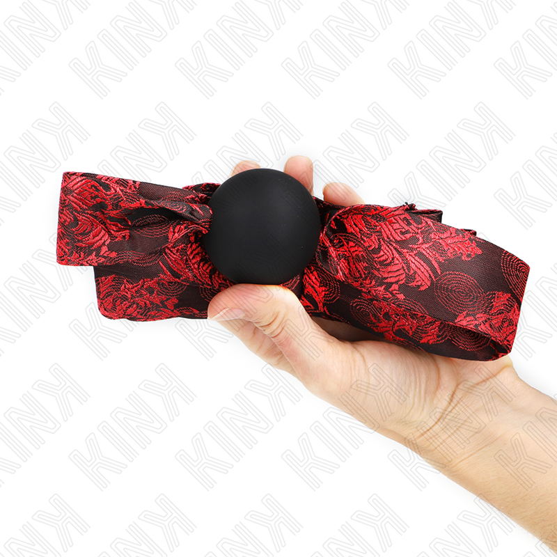 KINK - MORDAZA DE BOLA 4.5 CM DE SILICONA SCANDAL MODELO 2 146 x 4 CM KINK COLLAR & GAG