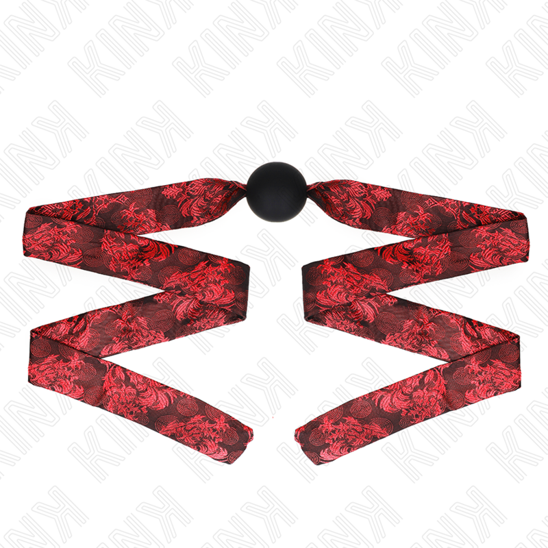 KINK - MORDAZA DE BOLA 4.5 CM DE SILICONA SCANDAL MODELO 2 146 x 4 CM KINK COLLAR & GAG