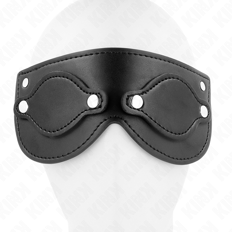 KINK - MÁSCARA DE POLIPIEL CON CUBIERTAS PARA OJOS DESMONTABLES 22 x 9 CM KINK MASKED ALLURE