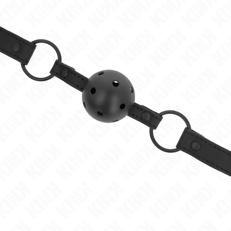KINK - MORDAZA DE BOLA 4.5 CM DE NEOPRENO 63.5 X 2 CM AJUSTABLE 41 X 59 CM KINK COLLAR & GAG