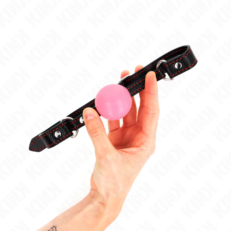 KINK - MORDAZA DE BOLA 4 CM DE ORO ROSA 60 x 2 CM KINK COLLAR & GAG