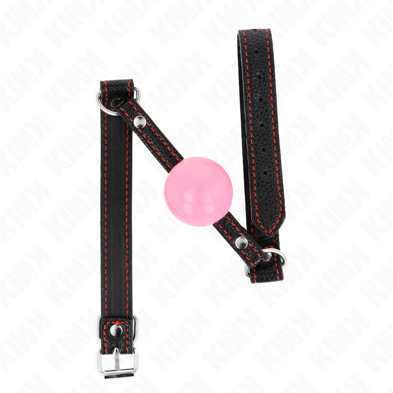 KINK - MORDAZA DE BOLA 4 CM DE ORO ROSA 60 x 2 CM KINK COLLAR & GAG