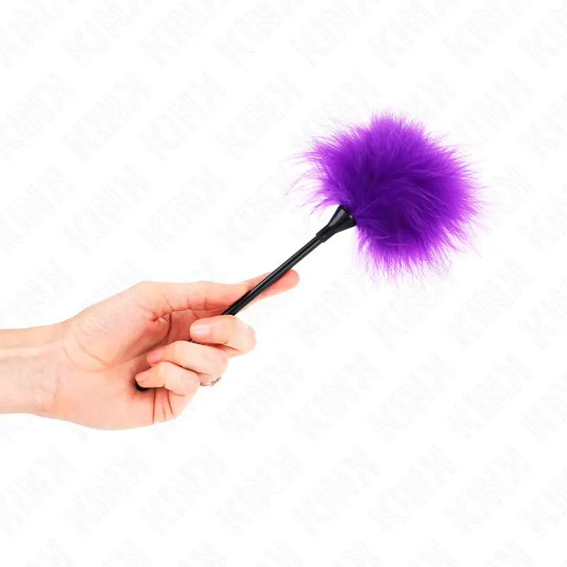 KINK - PLUMAS PARA COSQUILLAS MORADO USADO PARA EL KIT BONDAGE 27 CM KINK IMPACT & TOUCH