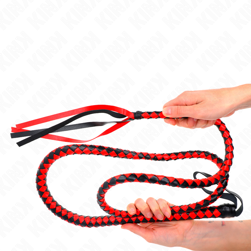 KINK - LÁTIGO DE SERPIENTE LARGO ROJO 210 CM KINK IMPACT & TOUCH