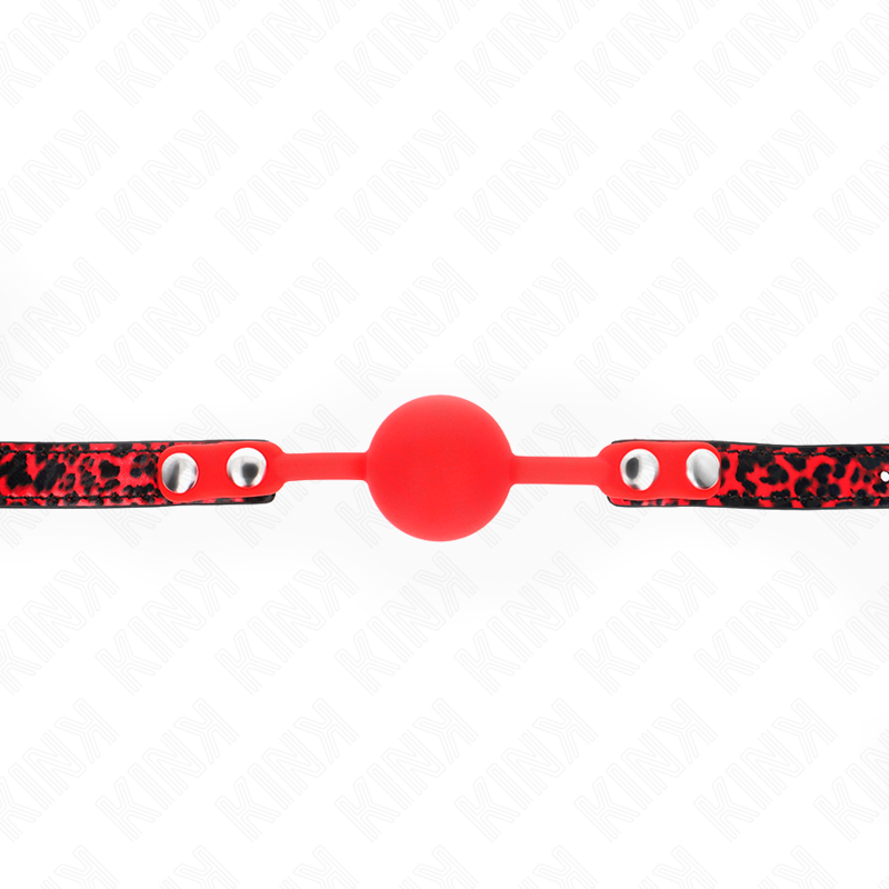 KINK - MORDAZA DE BOLA 4 CM DE SILICONA MODELO 2 60 x 2 CM KINK COLLAR & GAG