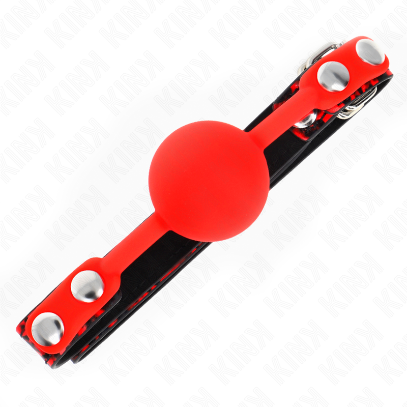 KINK - MORDAZA DE BOLA 4 CM DE SILICONA MODELO 2 60 x 2 CM KINK COLLAR & GAG