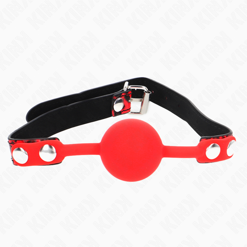 KINK - MORDAZA DE BOLA 4 CM DE SILICONA MODELO 2 60 x 2 CM KINK COLLAR & GAG