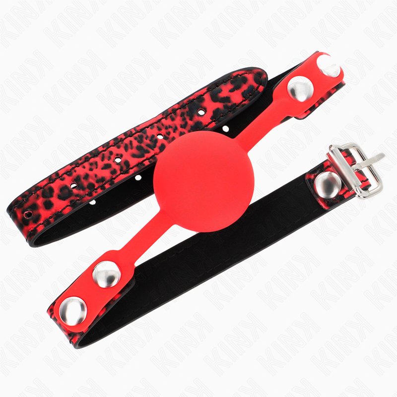 KINK - MORDAZA DE BOLA 4 CM DE SILICONA MODELO 2 60 x 2 CM KINK COLLAR & GAG