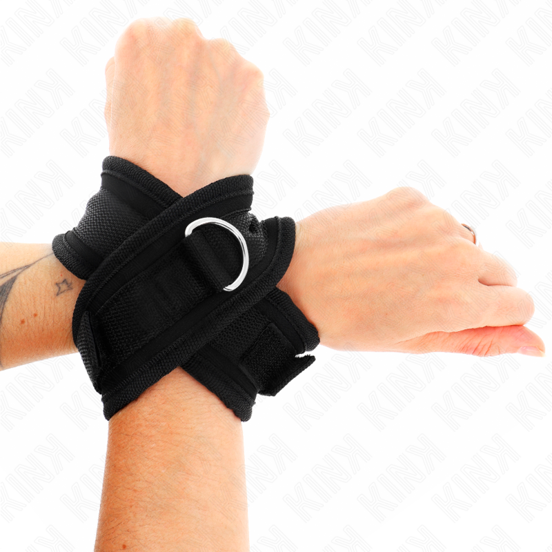 KINK - MUÑEQUERAS CRUZADA NEGRO 34 X 5.5 CM KINK WRIST RESTRAINT