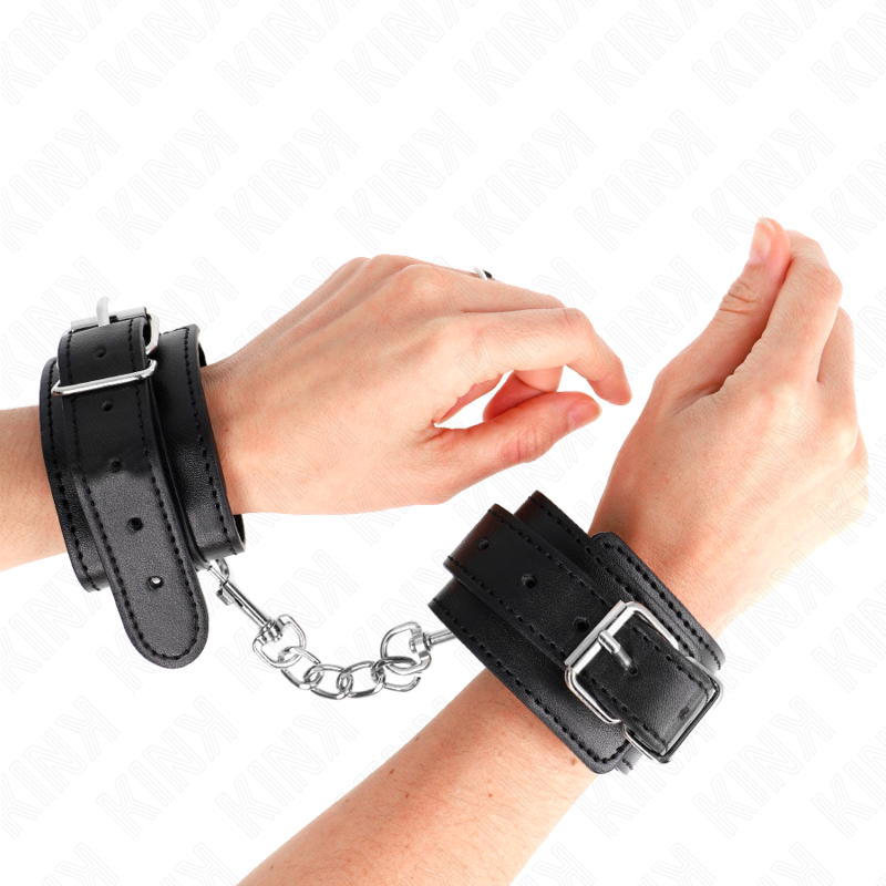 KINK - MUÑEQUERAS FINAS NEGRO AJUSTABLE 21-33 CM KINK WRIST RESTRAINT