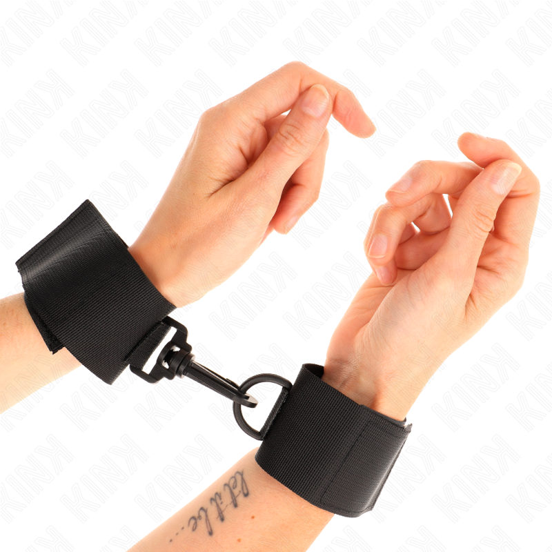 KINK - MUÑEQUERAS NYLON NEGRO KINK WRIST RESTRAINT
