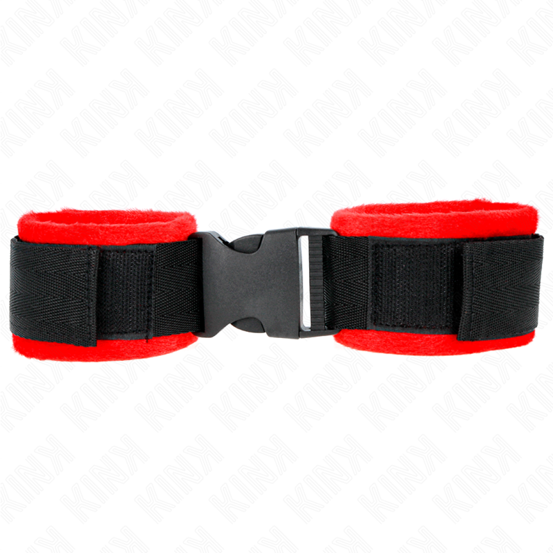 KINK - MUÑEQUERAS NYLON ROJO-NEGRO MODELO 1 AJUSTABLE 25-35 CM X 6 CM KINK WRIST RESTRAINT