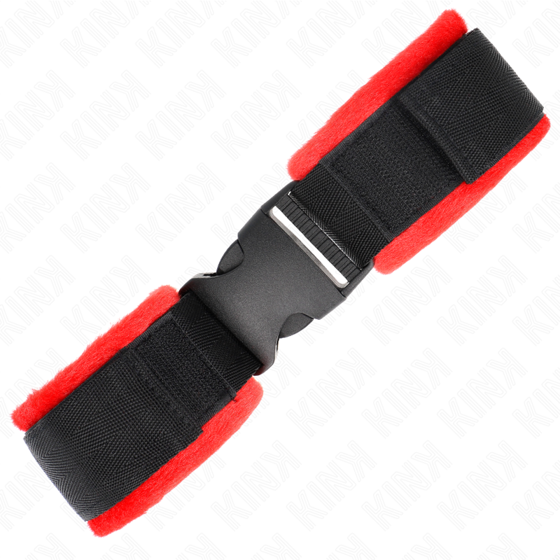 KINK - MUÑEQUERAS NYLON ROJO-NEGRO MODELO 1 AJUSTABLE 25-35 CM X 6 CM KINK WRIST RESTRAINT