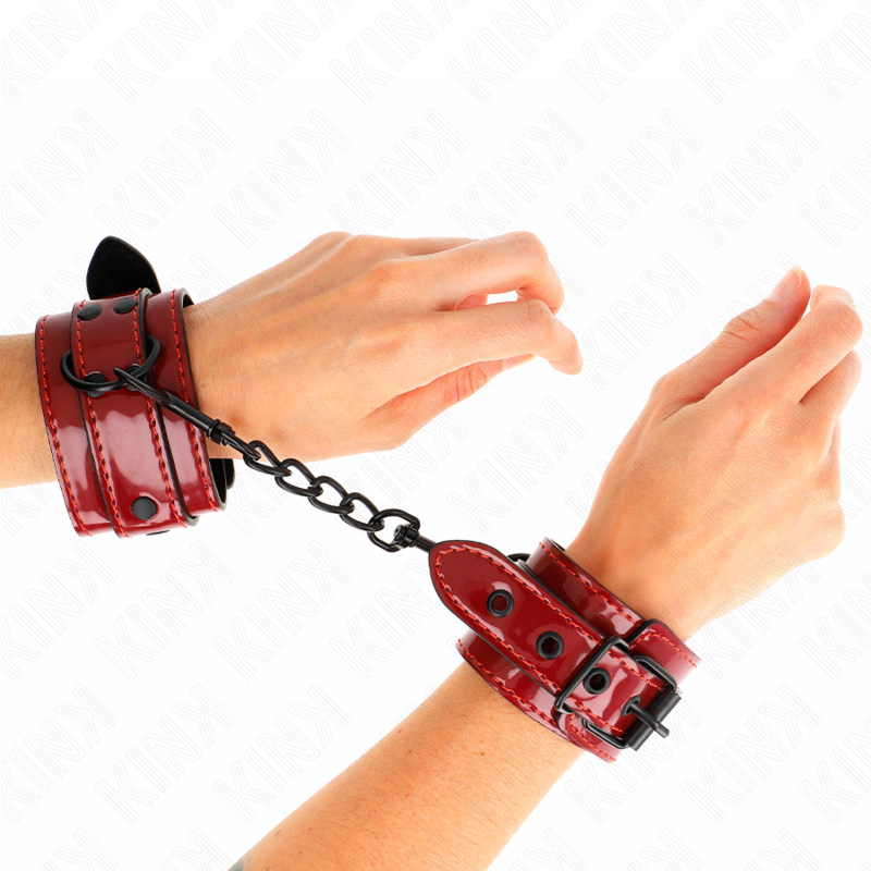 KINK - MUÑEQUERAS ROJO OSCURO 23 X 5 CM KINK WRIST RESTRAINT