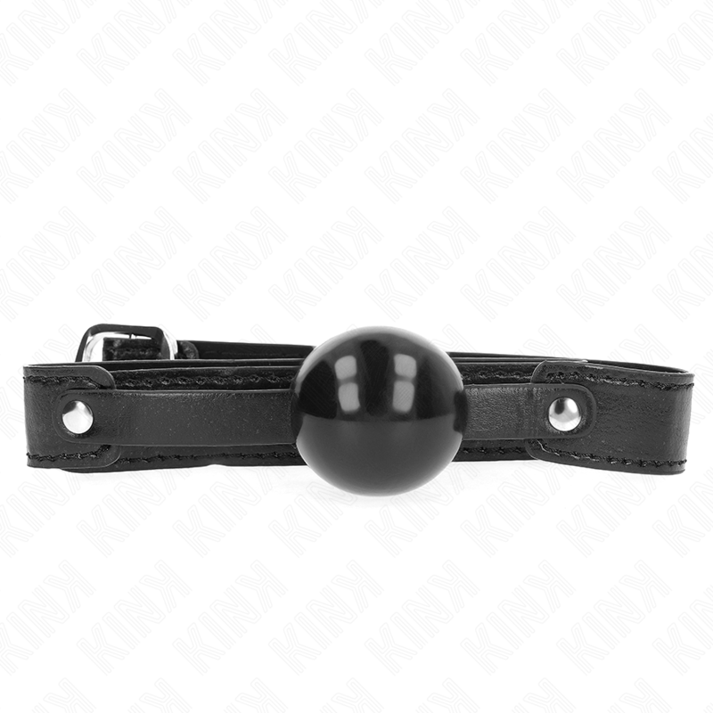 KINK - MORDAZA DE BOLA 4 CM SUAVE DE TPE MODELO 2 65 x 2.5 CM KINK COLLAR & GAG
